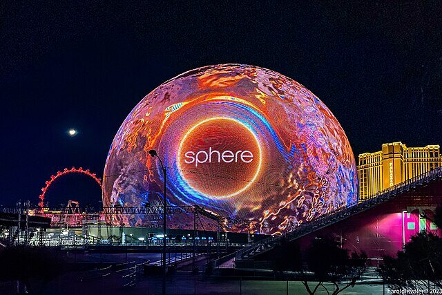 The Las Vegas Sphere, Nevada by Harold Litwiler